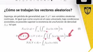 Vectores aleatorios Definición [upl. by Yeltihw489]