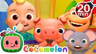 Head Shoulders Knees and Toes  CoComelon  Sing Along  Nursery Rhymes and Song for Kid [upl. by Nennerb]