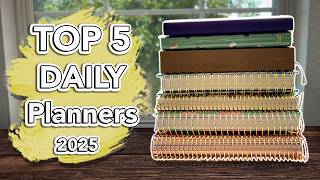 My Top 5 DAILY Planners for 2025 [upl. by Suneya930]