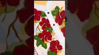 Hand painting new design tutorial  Raida Islam  Hand work  August 4 2024 [upl. by Radcliffe]