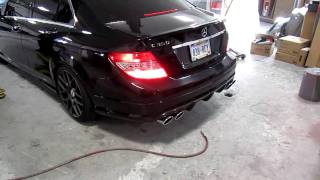 C350 with Eisenmann Race Exhaust Indoor [upl. by Victorine]