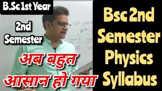 Bsc 1st year 2nd Semester Physics Syllabus Bsc 2nd Semester Physics Syllabus mjpru bsc [upl. by Troth189]