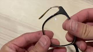 How to Fix Eyeglasses Lenses Popping out  Insert lens into full frame [upl. by Gosney]