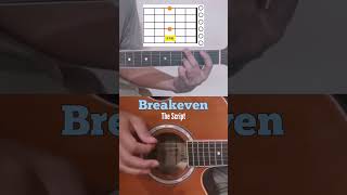 breakeven  the script guitartutorial bertsguitartutorials [upl. by Irrak763]