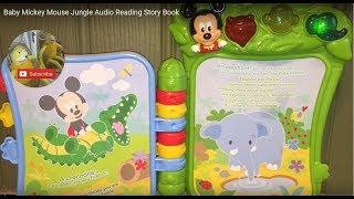 Baby Mickey Mouse Jungle Children’s Audio Reading Story Book [upl. by Elke794]