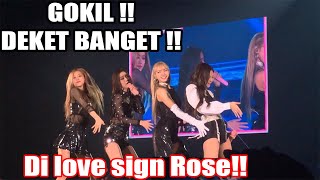 190120 BLACKPINK WORLD TOUR IN JAKARTA  DISAMPERIN ROSE  FULL HD [upl. by Fortier107]