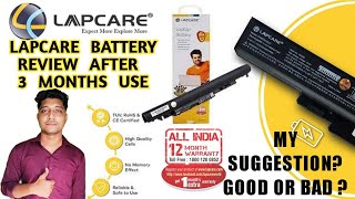 Lapcare battery review after 12 months use  good or bad  techapk  lapcarebattery [upl. by Erdnaid]