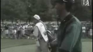 Tiger Woods holeinone at the 1996 US Bankmp4 [upl. by Esinej]