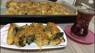 📣 EL AÇMASI ISPANAKLI BÖREK 😋 TADINA DOYAMİCAKSINIZ 💯💯✔️ [upl. by Enecnarf]