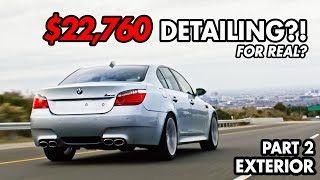 BMW M5 E60 Transformation Part 2 of 3 22k Detailing Masterclass  Exterior Revamp [upl. by Rolyat]