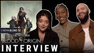 The Witcher Blood Origin Interviews With Minnie Driver Sophia Brown Laurence O’Fuarain amp More [upl. by Greerson]