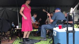 Hawkins Rag  Mt Airy jam with buckdancer  Fiddlers convention [upl. by Fara]