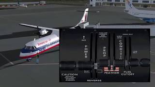 FS2004  ISDT Atr 72212 Prop Tweak [upl. by Ellehctim905]