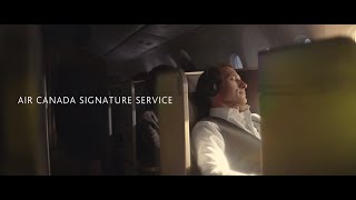 Air Canada Introducing Air Canada Signature Service  International [upl. by Lleirbag]