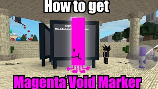 How to get Magenta Void Marker in Find The Markers Roblox [upl. by Htinnek]