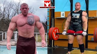 Real Life Giant From Ukraine Pavlo Nakonechnyy 170 kg [upl. by Cirdor]