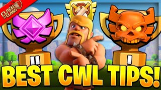 Best Clan War League Tips amp Tricks How to Get Promoted Every CWL Season in Clash of Clans [upl. by Aivyls967]