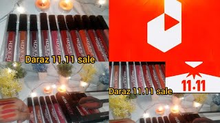 DARAZ 1111 sales lipsgloss review zabardast daraz sales offersdaraz vlogs onlineshopping [upl. by Ardnoid244]