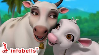 Gaiya Meri Aati Hai  Hindi Rhymes collection for Children  Infobells [upl. by Ced]