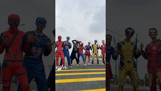 Battle Killing Voice Team Super  Marvel Real Life [upl. by Anewor]