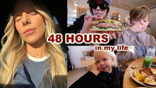 48 hours in my life hosting mum life meetings work family [upl. by Body]