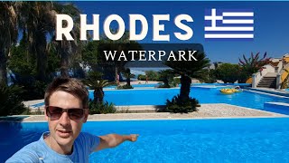 Rhodes Waterpark  Faliraki Rhodos Waterpark Full overview [upl. by Nottarts]