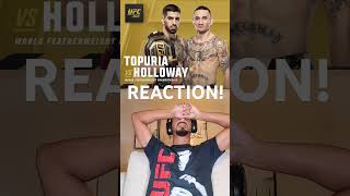 Ilia Topuria Knocks Out Max Holloway Reaction  UFC308 ufc308 ufc iliatopuria mma reactionvideo [upl. by Butterworth944]