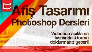 Online Photoshop Poster Tasarımı Dersleri 2 [upl. by Watson]