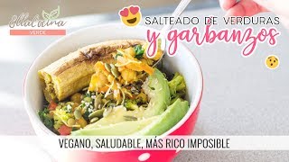 ✅ GARBANZOS CON VERDURAS ► Almuerzo Saludable Vegano  Sin carne [upl. by Uela]