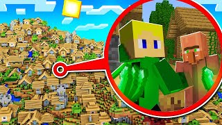 Minecraft de az EGÉSZ VILÁG EGY FALU [upl. by Enrol775]