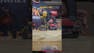 Dewalts easily Beats Milwaukee dewalt tooltestraw milwaukee dewaltvsmilwaukee howto diy wow [upl. by Normak]