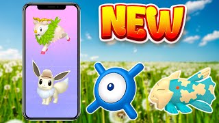 NEW SAFARI ZONE EVENTS ANNOUNCED Shiny Skiddo Release  Shiny Unown amp Costumed Eevee [upl. by Purity]