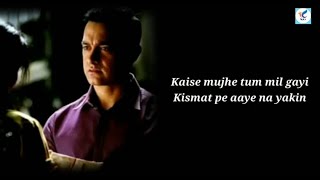 Kaise Mujhe Tum Mil Gayi Lyrics  Ghajini  Benny Dayal Shreya Ghoshal  AR Rahman [upl. by Idalla]