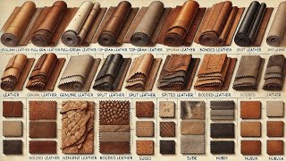 The World of Leather Different Types Different Usesquot [upl. by Frasco7]