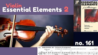 Essential Elements Violin Book 2 161 Swallowtail Jig [upl. by Tnert]