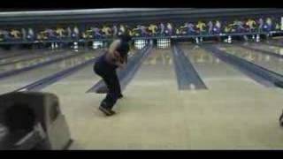 two handed bowling demo jason belmonte style by paolo darroca [upl. by Anial942]