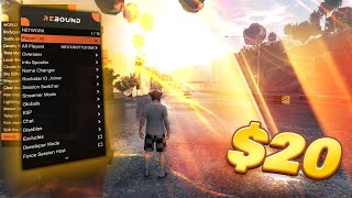 20 IMPULSE 20 MOD MENU GTA V Rebound mod menu showcase  RevUnity [upl. by Larissa852]