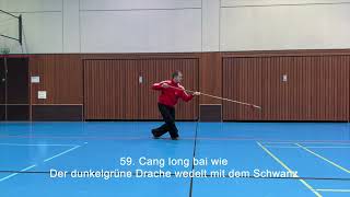 Chenstyle Taijiquan Tai Chi Chuan Spear Form Part 5 [upl. by Nyrhtak931]