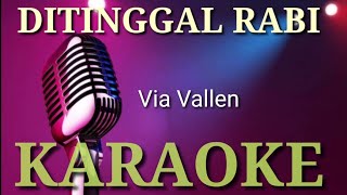 Karaoke Ditinggal rabiVia vallen [upl. by Ttereve]