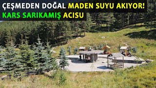 Kars  Sarıkamış Acısu  Çeşmelerden doğal maden suyu akıyor [upl. by Anippesuig]