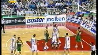 YugoslaviaLithuania9690Final02071995Eurobasket II [upl. by Irtimd]