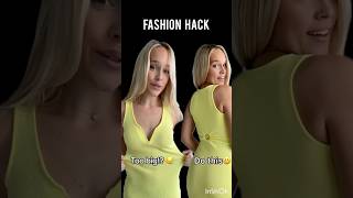 Dress TOO BIG Try This Fashion Hack [upl. by Ahsieyk783]