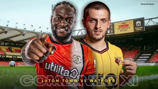 Luton Town VS Watford Combined XI [upl. by Bergstein592]