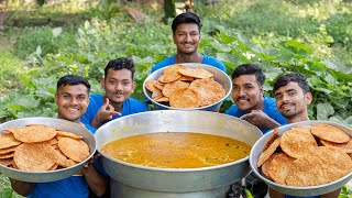 DAL PAKWAN  Dal Pakwan Recipe  Crispy Pakwan Recipe  Village Rasoi [upl. by Hsak965]