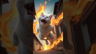 Cat Escapes a Burning Town Incredible Survival Story marvel [upl. by Sukramed]