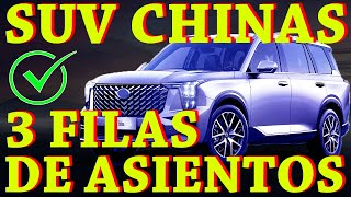 5 MEJORES SUV CHINAS DE 7 PASAJEROS CON 3 FILAS DE ASIENTOS PARA COMPRAR EN 2023  SUVS FAMILIARES [upl. by Philbert]