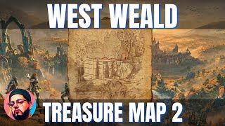 West Weald Treasure Map 2 Elder Scrolls Online ESO [upl. by Enelehs]