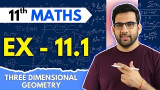 Class  11 Ex  111 Q1 Q2 Q3 Q4 Three Dimensional Geometry Maths  CBSE NCERT  GREENBoard [upl. by Lyontine]