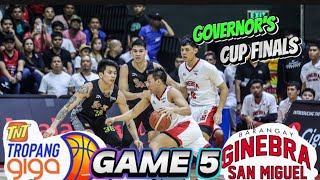 GINEBRA SAN MIGUEL VS TNT TROPANG GIGA GAME 5🏀 LIVE SCORE  GOVERNORS CUP 2024 [upl. by Carlyn]