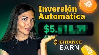 🚀GANE 21 en 7 DÍAS con la INVERSIÓN Automática De Binance Earn  Tutorial [upl. by Narot658]